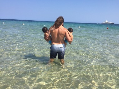 #LaPrimaVolta al mare con i miei nipotini